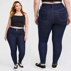 Torrid Jegging Skinny High-Rise Jean in Rinse (Dark Wash)